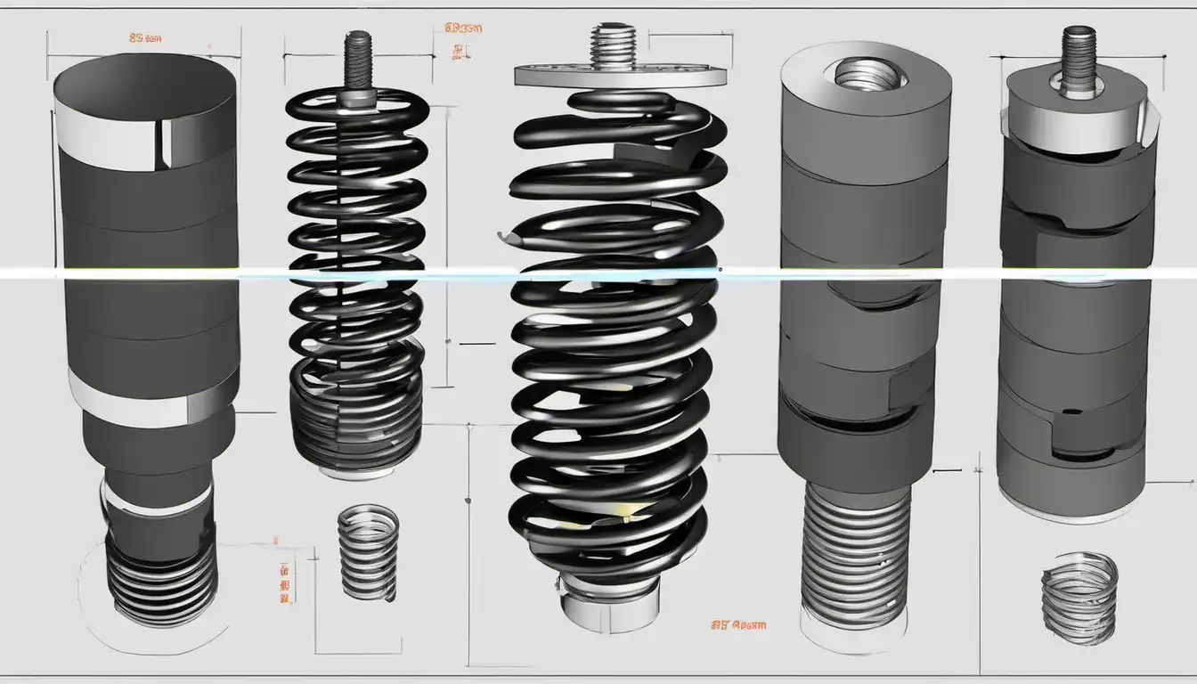 front shock absorber for hyundai