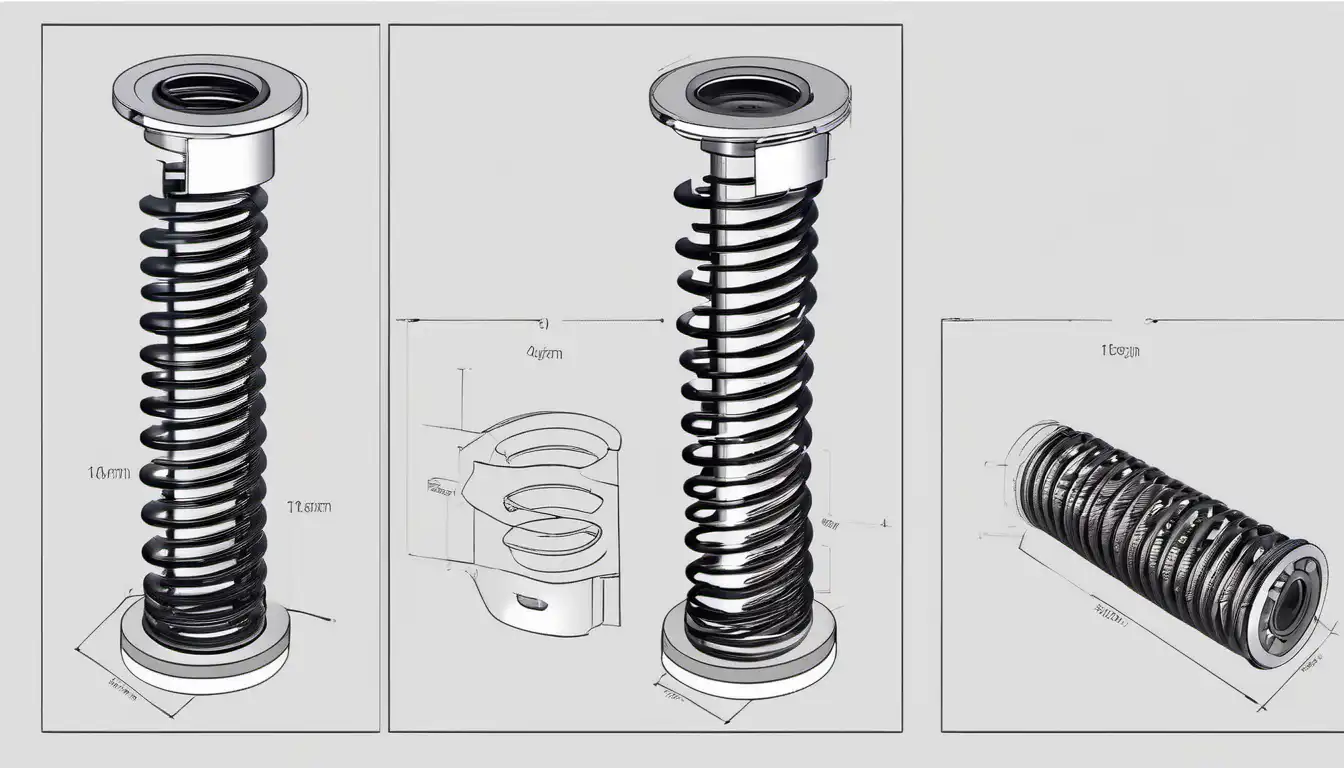 How does Hyundai and KIA front shock absorber work?