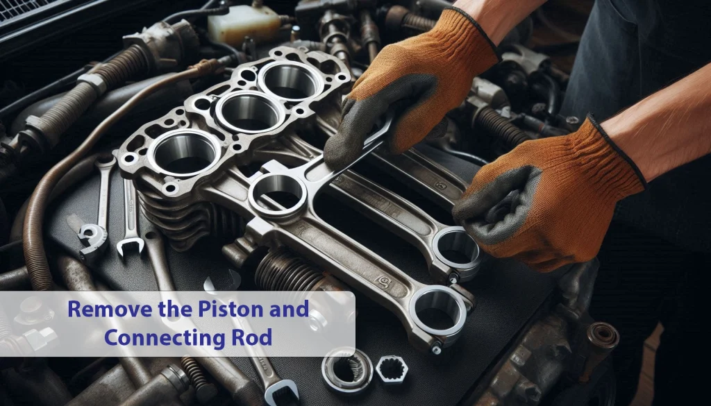 Remove the Piston and Connecting Rod