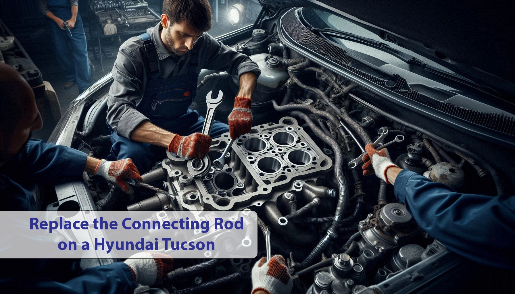 How to Replace the Connecting Rod on a Hyundai Tucson