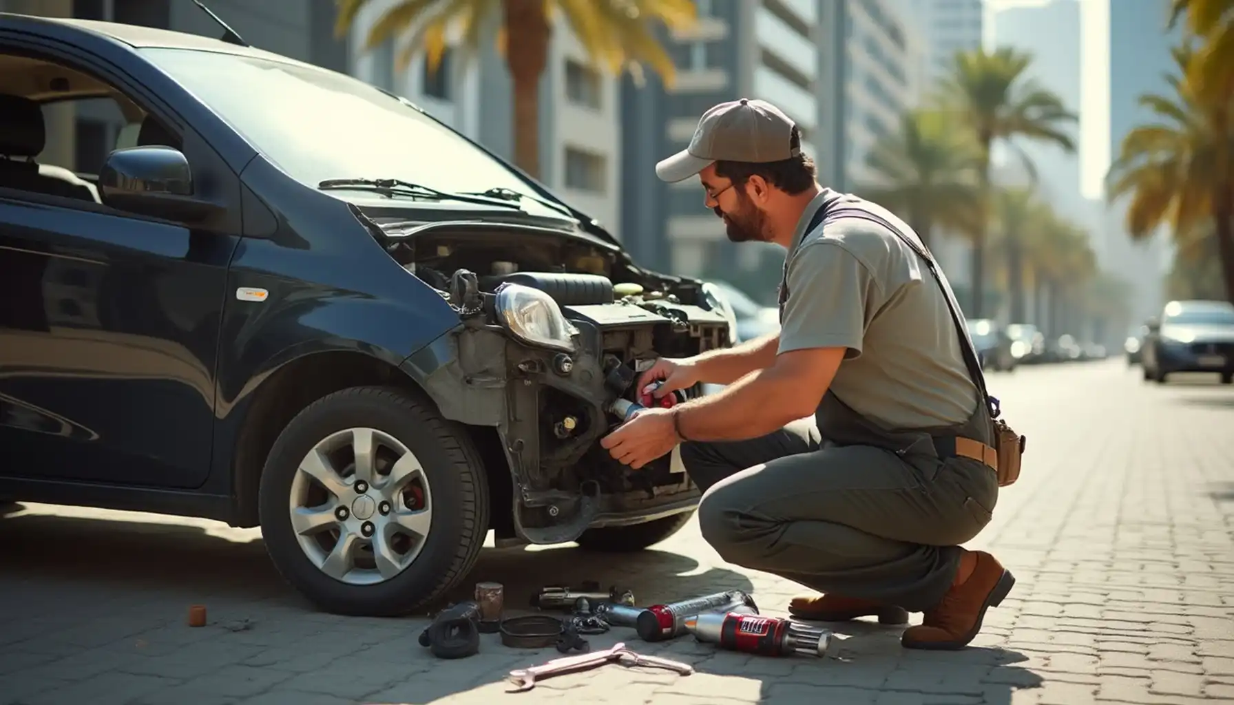 Replacing Kia Spectra Starter Motor