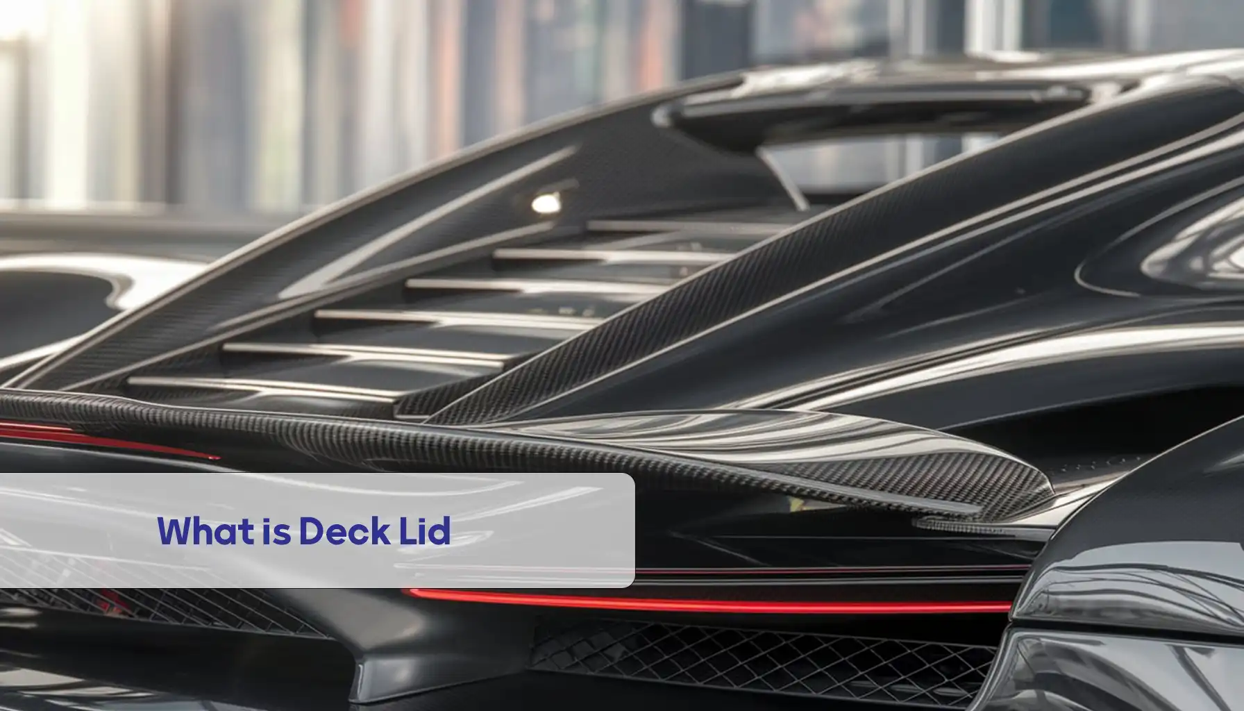 deck lid