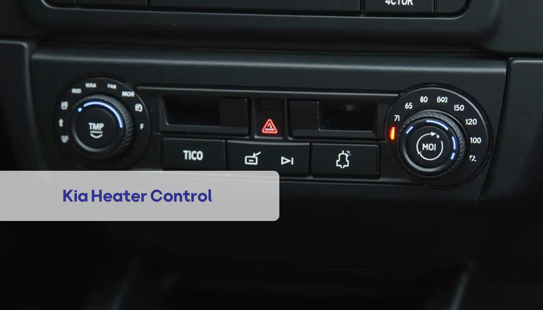Kia Heater Control