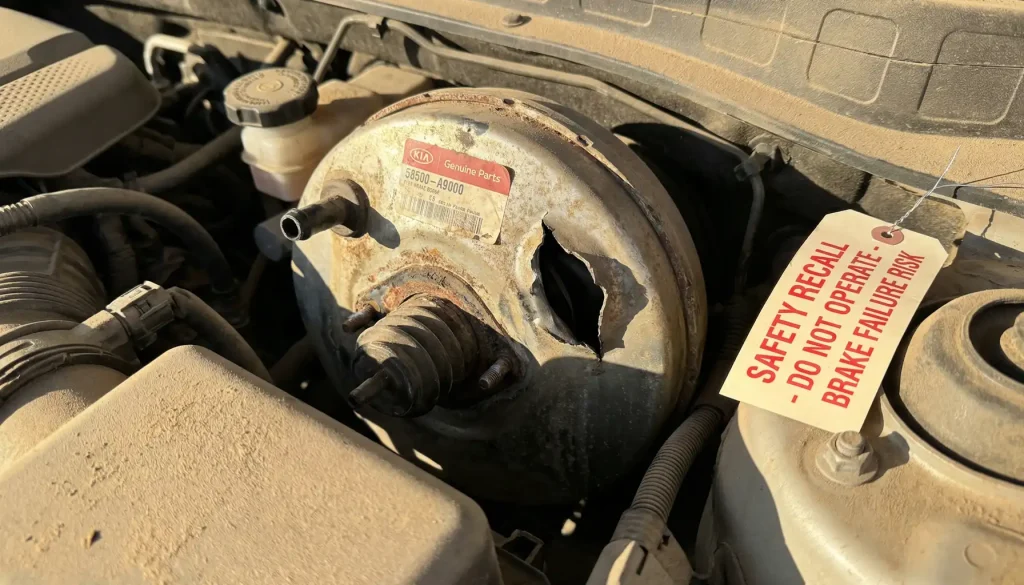Kia Brake Booster Wear