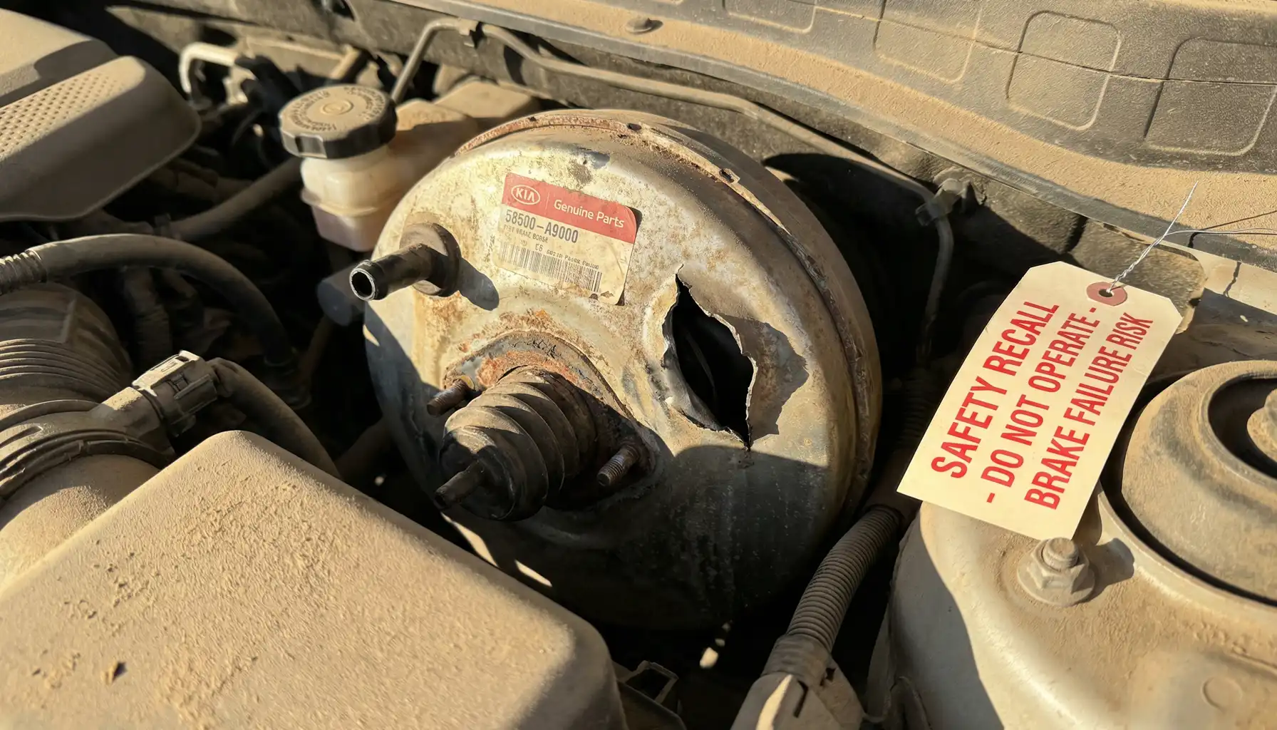 Kia Brake Booster Wear